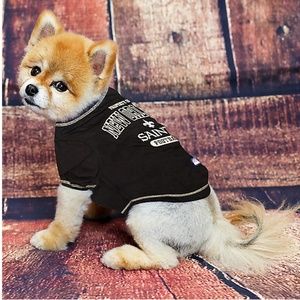 New Orleans Saints Pet T-Shirt Sz Md NWT